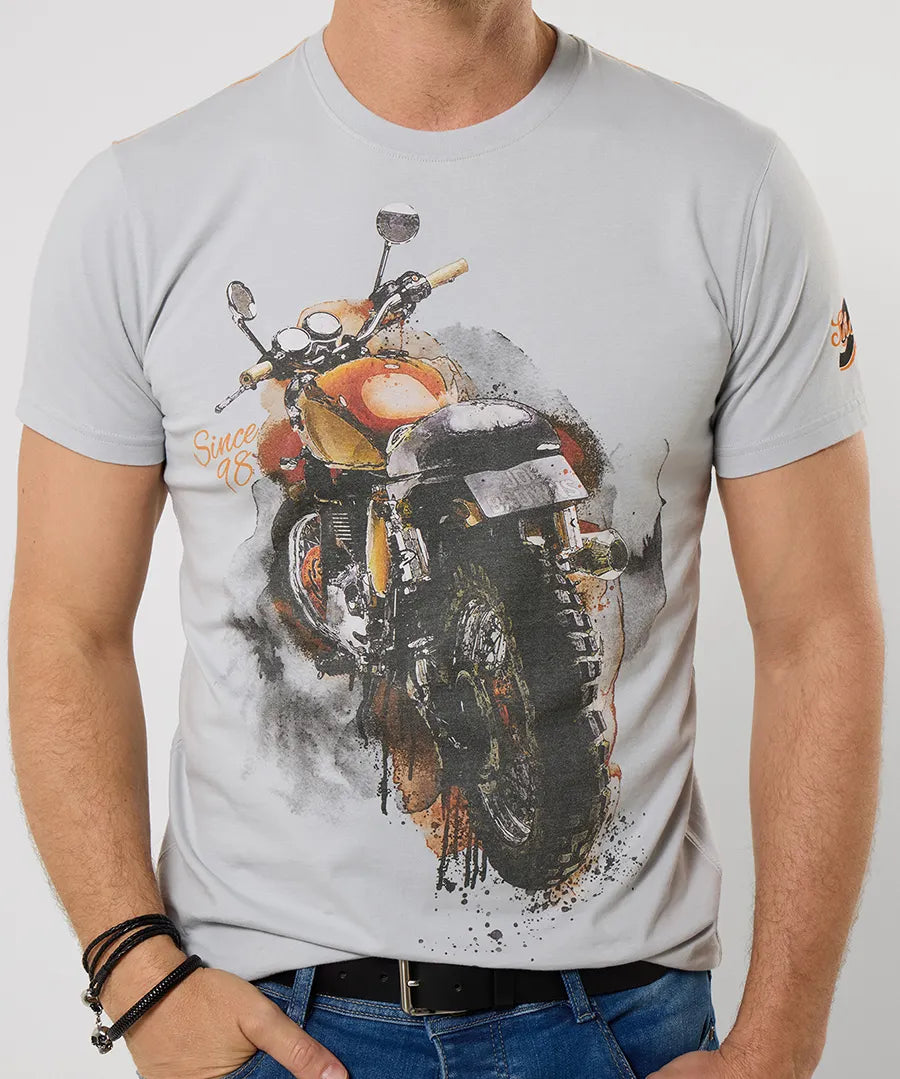 Painterly Bike Men's T-Shirt | Joe Browns