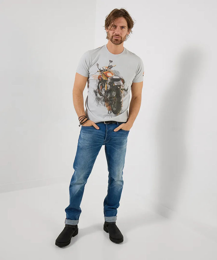 Painterly Bike Men's T-Shirt | Joe Browns