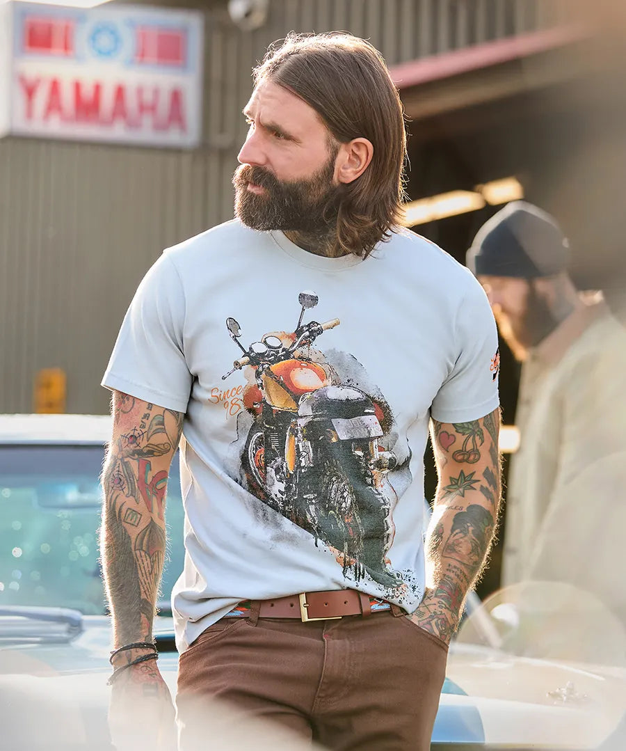 Painterly Bike Men's T-Shirt | Joe Browns