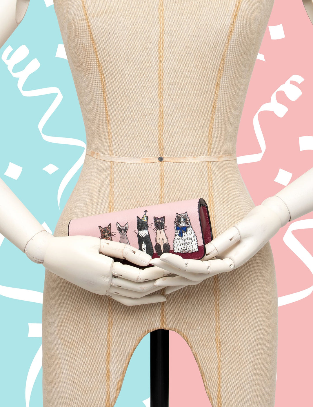 Party Cats Leather Glasses Case