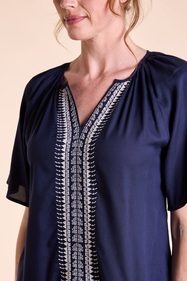 Embroidered Viscose Women's Top | Nomads
