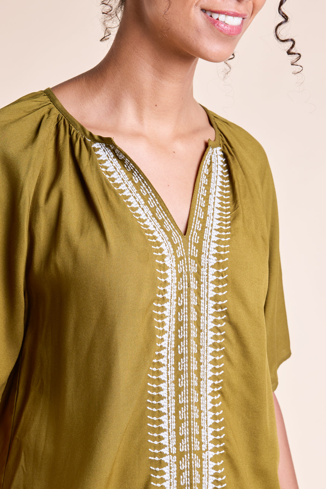 Embroidered Viscose Women's Top | Nomads