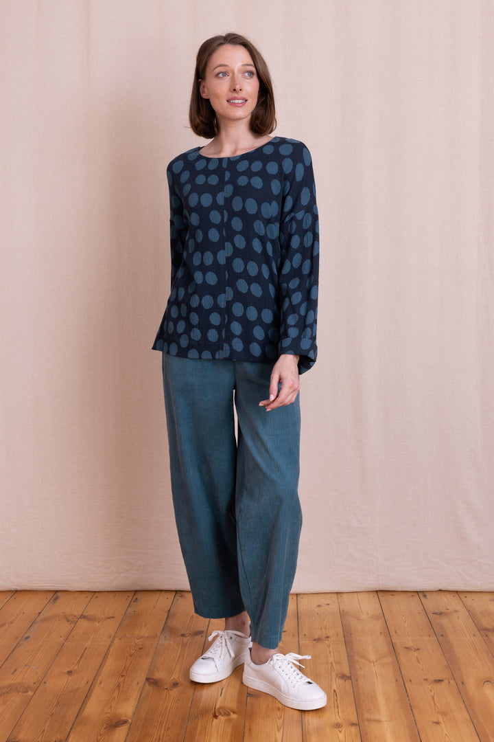 Textured Jersey Top