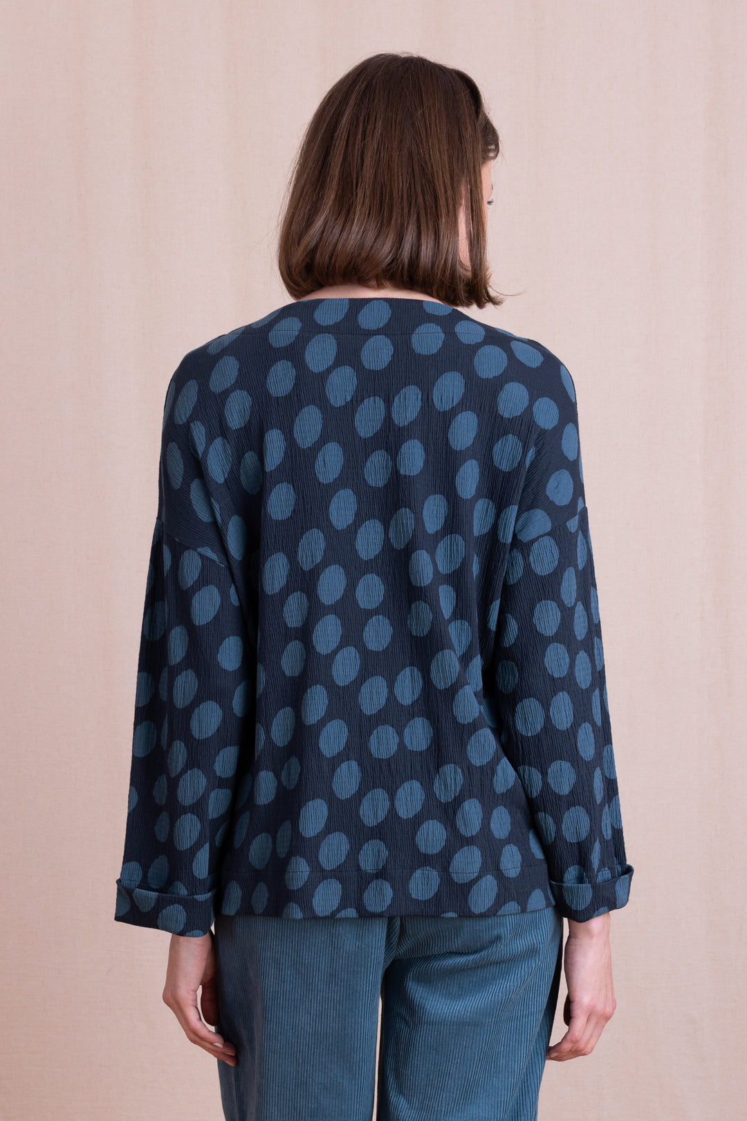 Textured Jersey Top