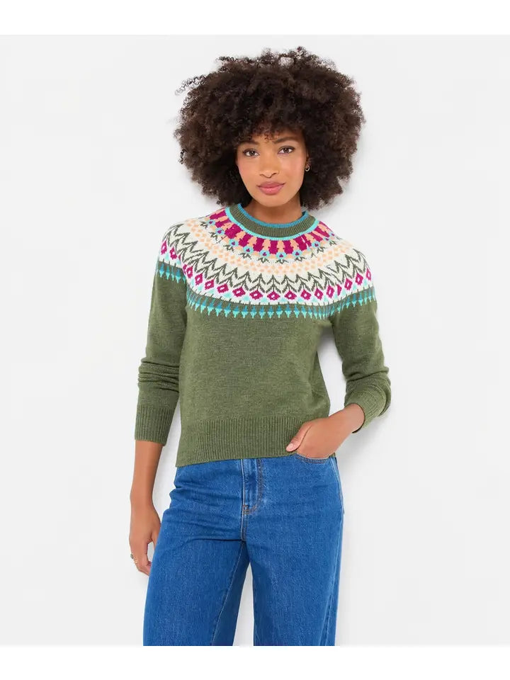Tilly Floral Fairisle Jumper