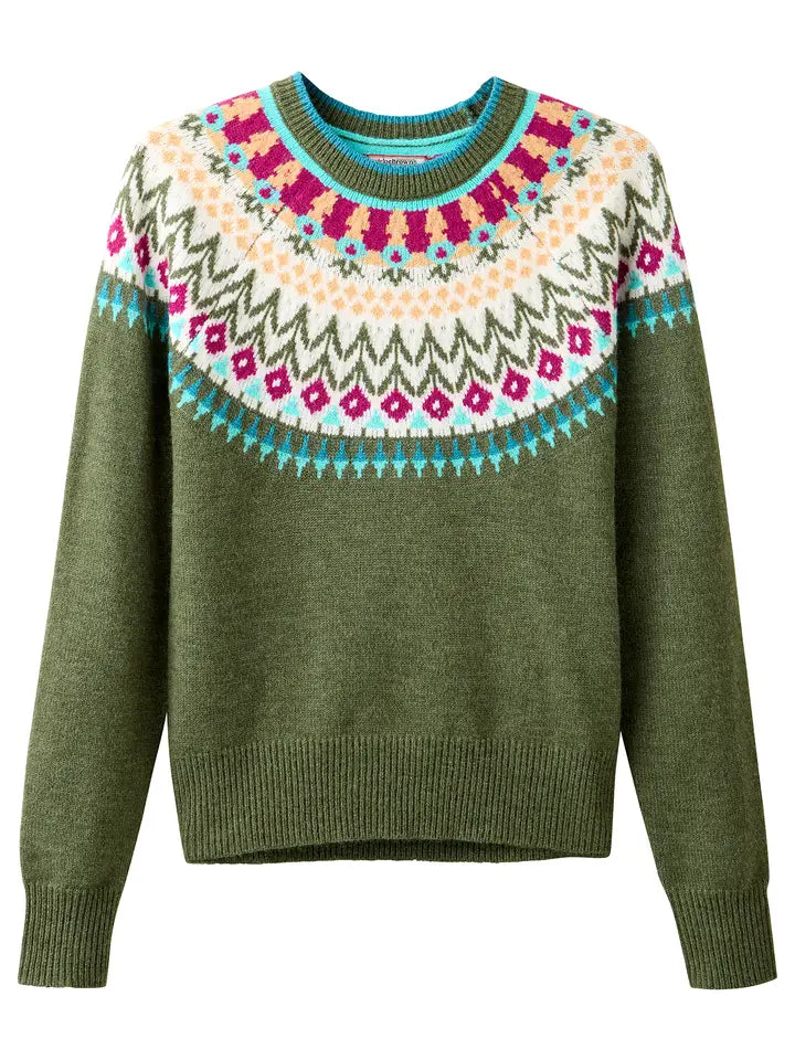 Tilly Floral Fairisle Jumper