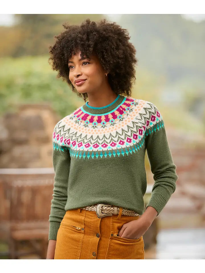 Tilly Floral Fairisle Jumper