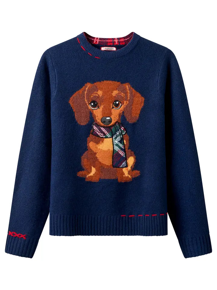Trixie Embroidered Sausage Dog Jumper