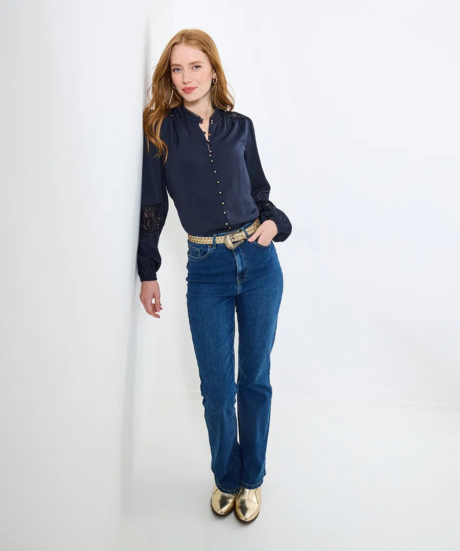 Suzanna Satin Blouse