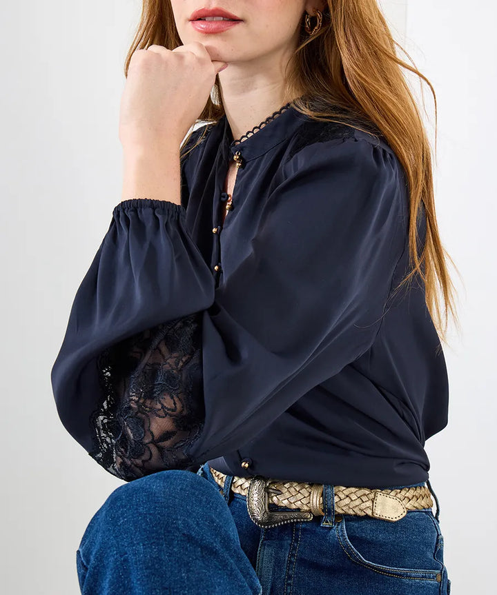Suzanna Satin Blouse