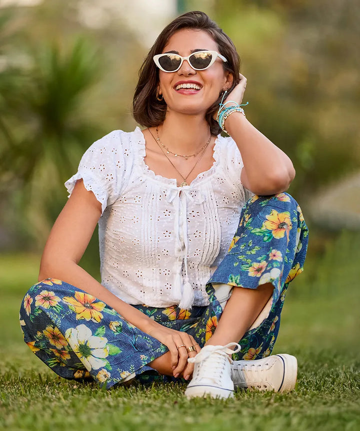 Beautiful Broderie Top | Joe Browns