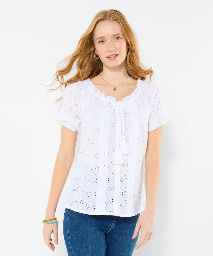 Beautiful Broderie Top | Joe Browns