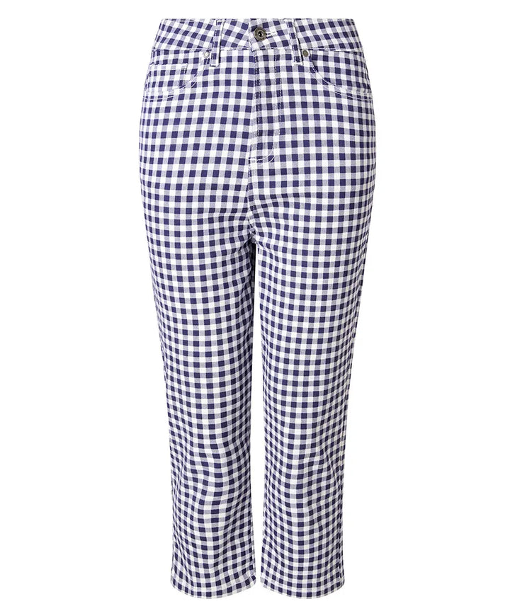 Penelope Gingham Capri Pants | Joe Browns