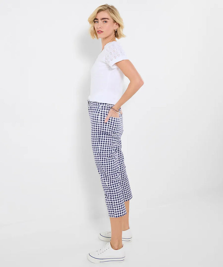 Penelope Gingham Capri Pants | Joe Browns