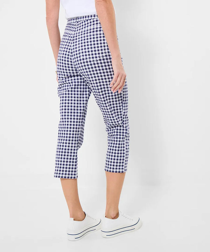 Penelope Gingham Capri Pants | Joe Browns