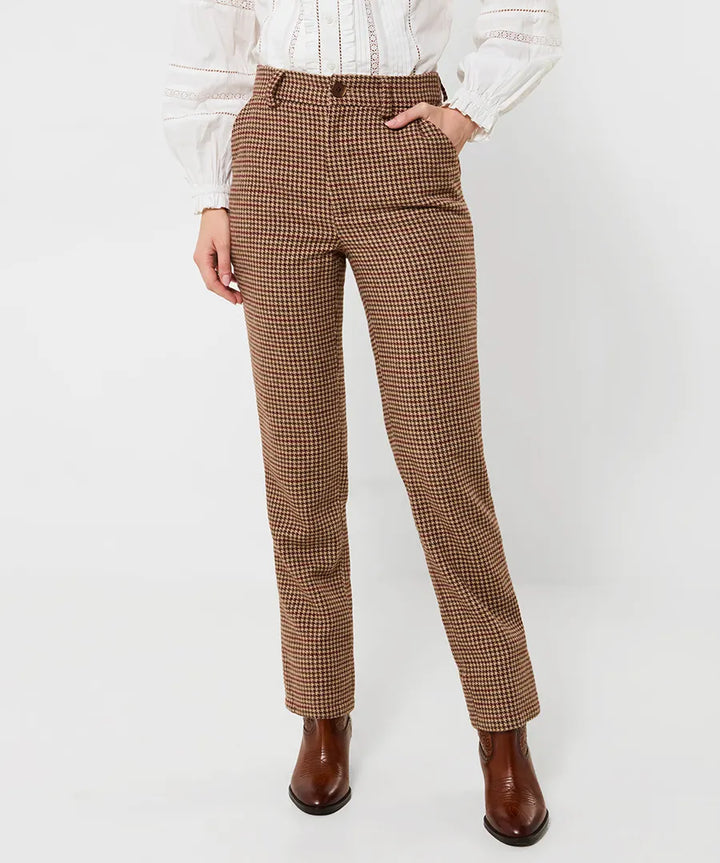 Lola Checked Cigarette Trouser
