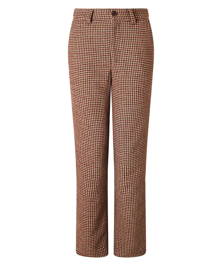 Lola Checked Cigarette Trouser