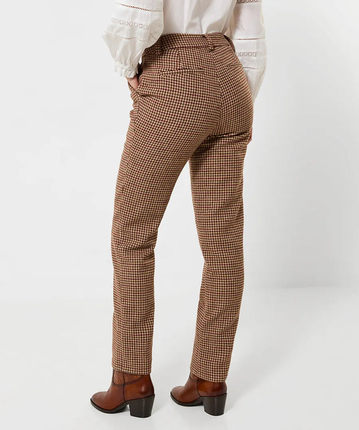 Lola Checked Cigarette Trouser