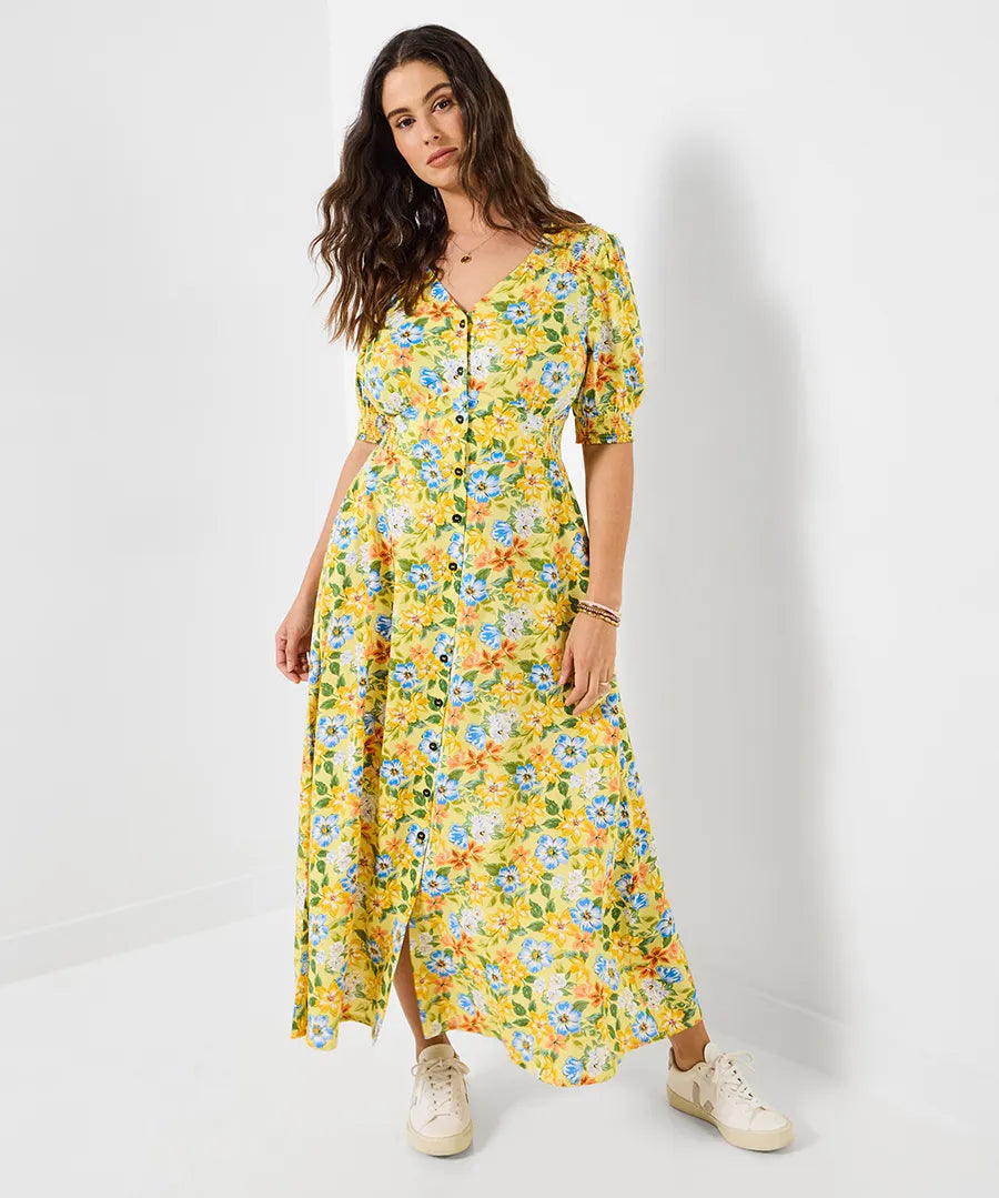 Joy Of Summer Maxi Dress | Joe Browns - Floral Vintage Dress UK Puff Sleeve SABA Joy Of Summer Maxi Dress | Joe Browns - Floral Vintage Dress UK Puff Sleeve SABA