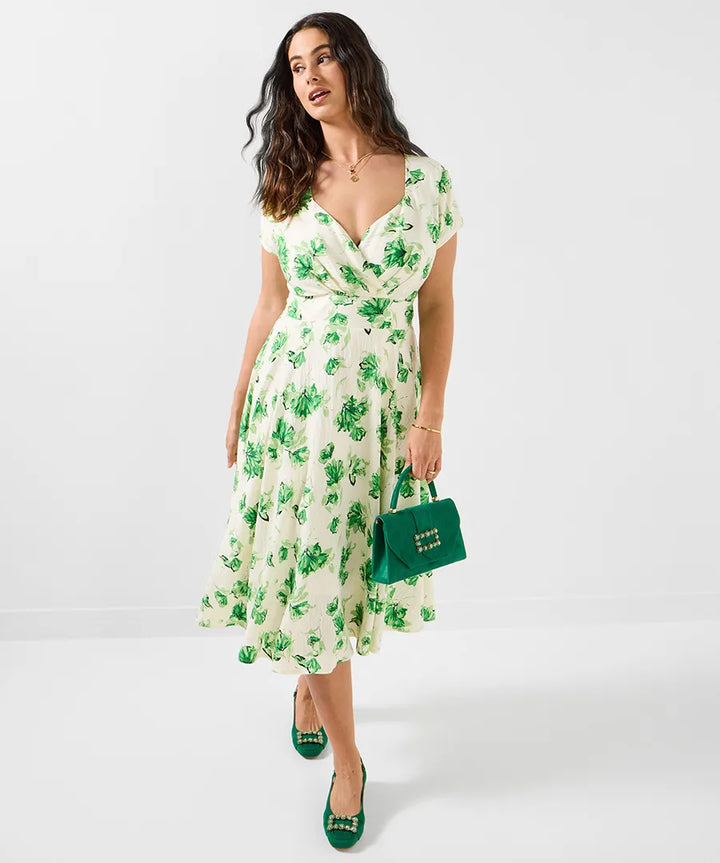 Day At The Races Floral Dress | Joe Browns - Vintage Green Dress Occasion SABA Day At The Races Floral Dress | Joe Browns - Vintage Green Dress Occasion SABA