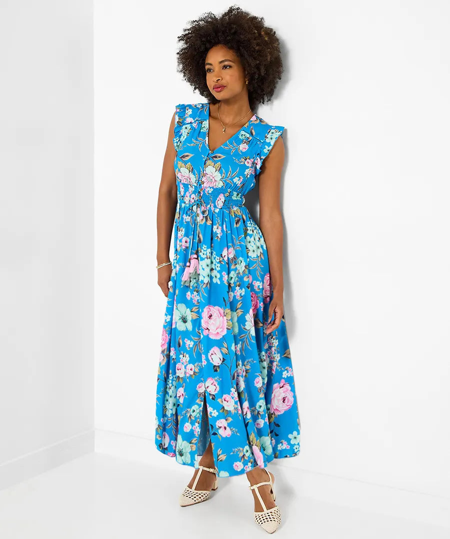 Millie Floral Maxi Dress | Joe Browns - Spring Summer Dress Tassel Tie SABA Millie Floral Maxi Dress | Joe Browns - Spring Summer Dress Tassel Tie SABA