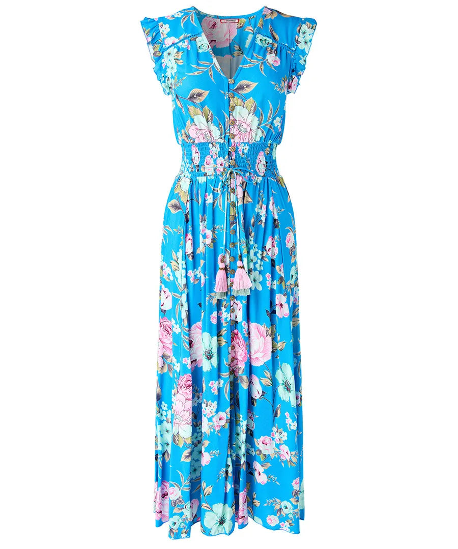 Millie Floral Maxi Dress | Joe Browns - Spring Summer Dress Tassel Tie SABA Millie Floral Maxi Dress | Joe Browns - Spring Summer Dress Tassel Tie SABA