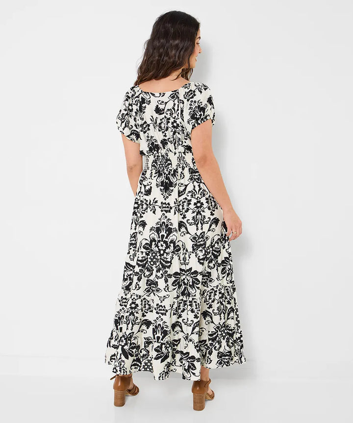 Serena Printed Maxi Dress | Joe Browns
