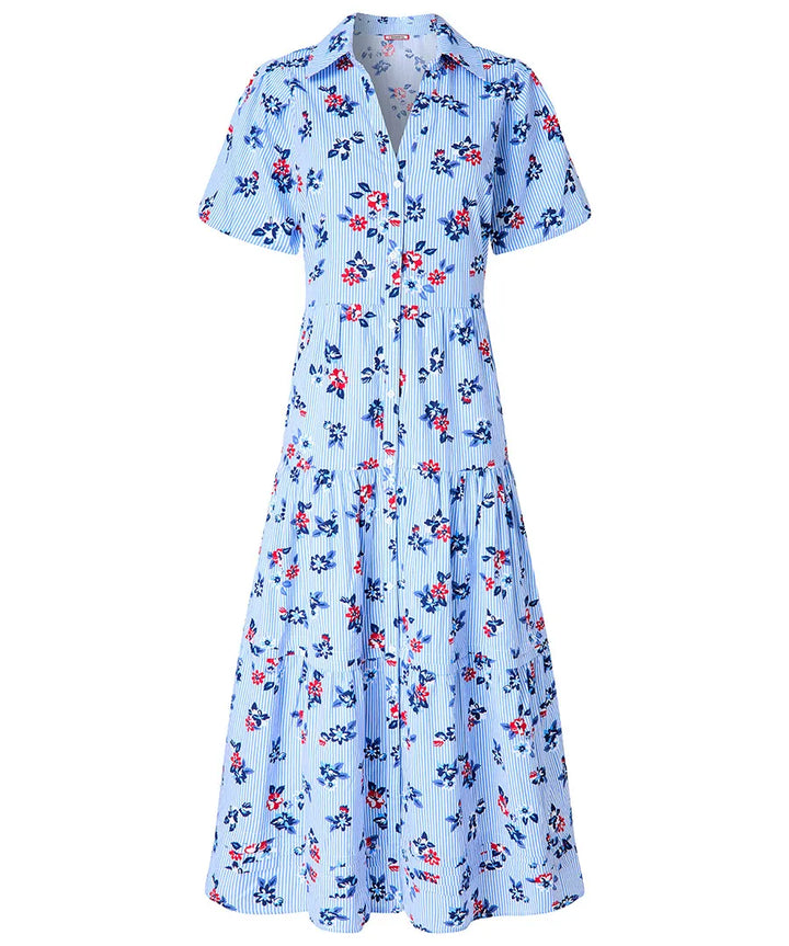 Sasha Stripe Shirt Dress | Joe Browns