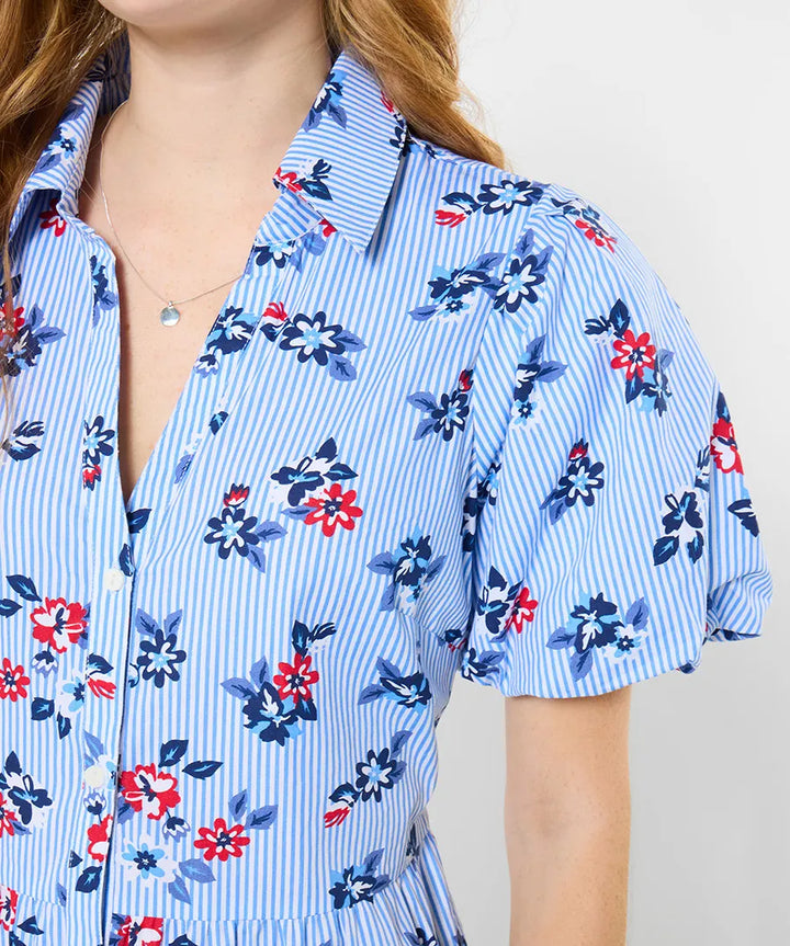 Sasha Stripe Shirt Dress | Joe Browns