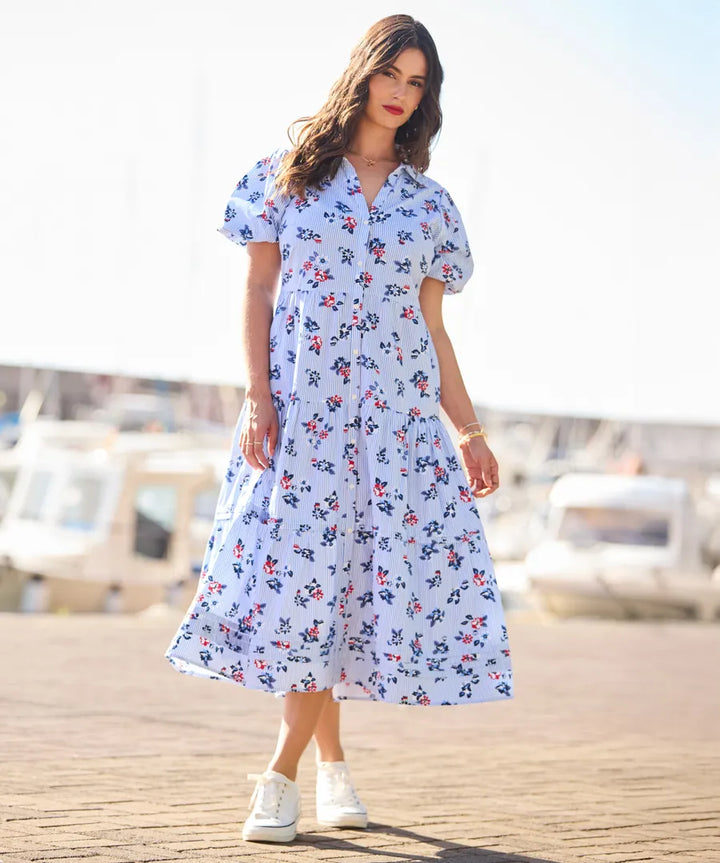 Sasha Stripe Shirt Dress | Joe Browns