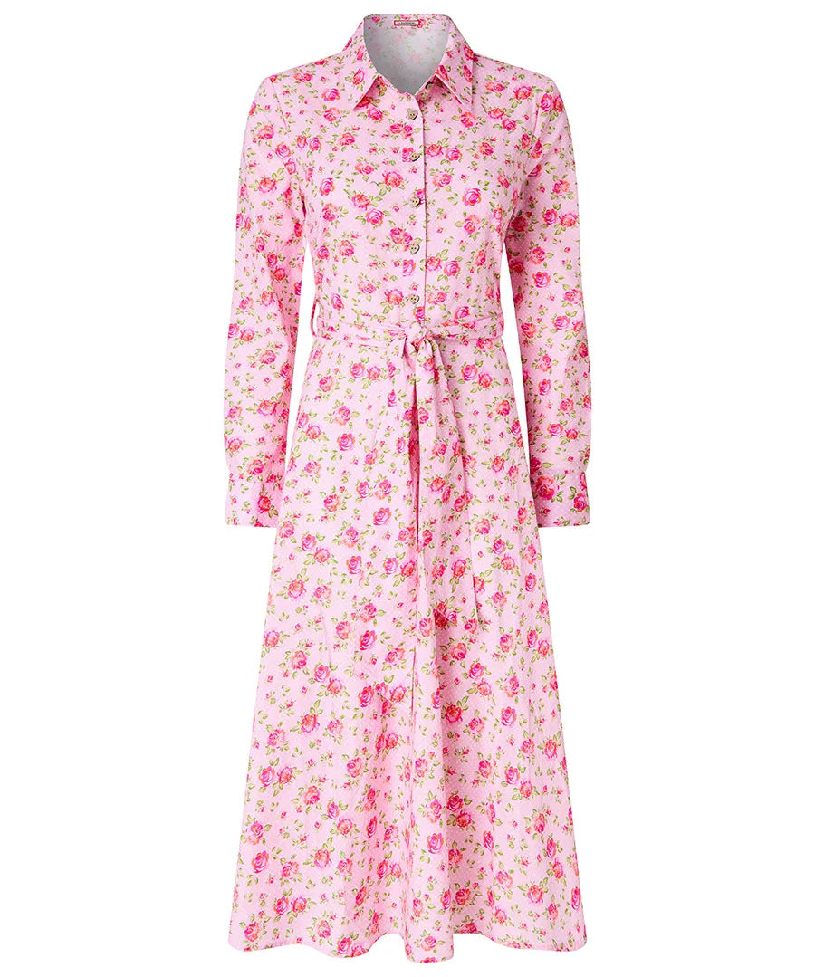 Roses Are Red Cotton Shirt Dress | Joe Browns