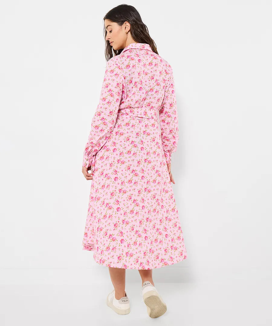 Roses Are Red Cotton Shirt Dress | Joe Browns