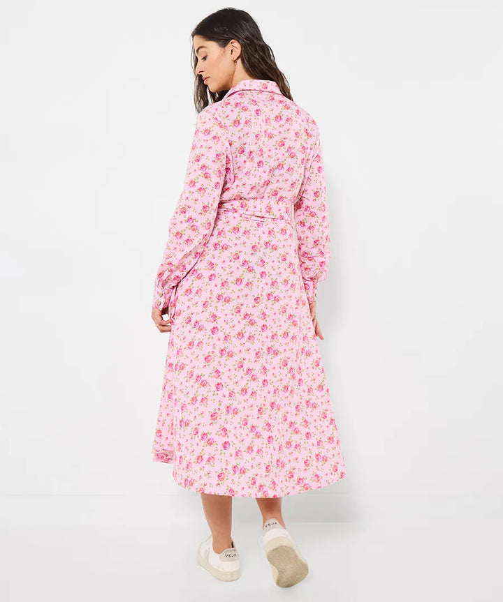 Roses Are Red Cotton Shirt Dress | Joe Browns