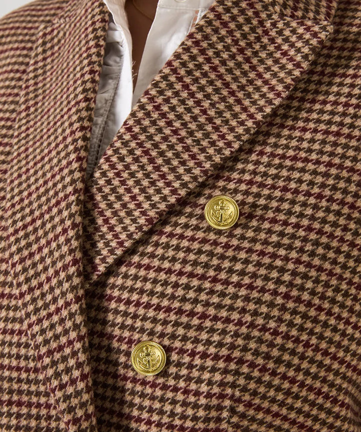 Freya Asymmetric Check Jacket