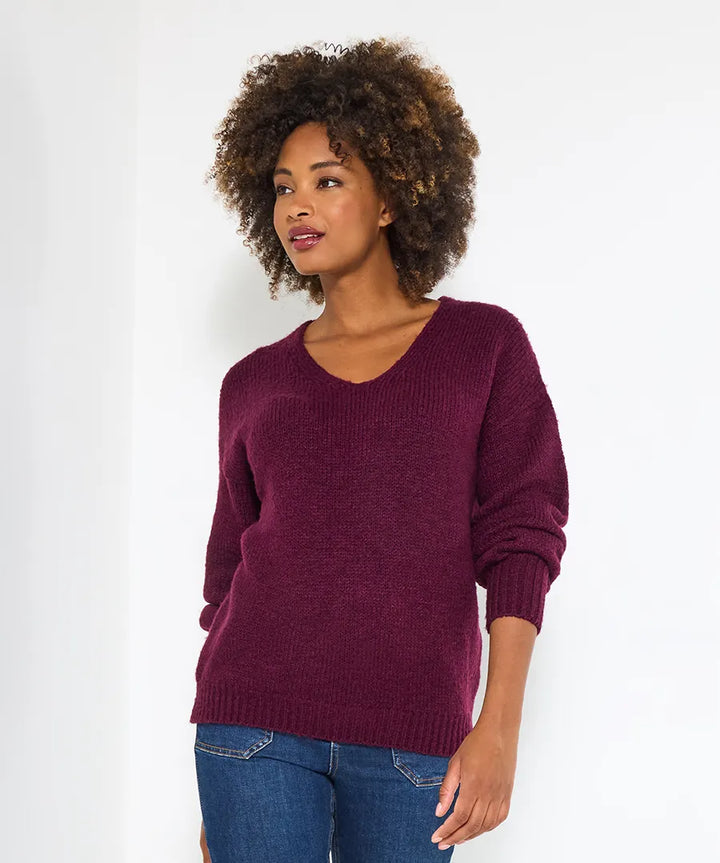 Oh So Cosy Jumper | Berry