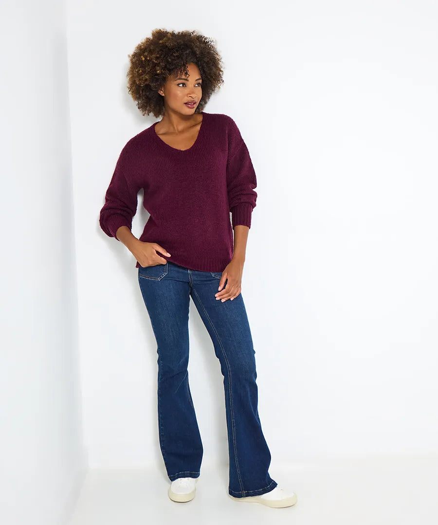 Oh So Cosy Jumper | Berry