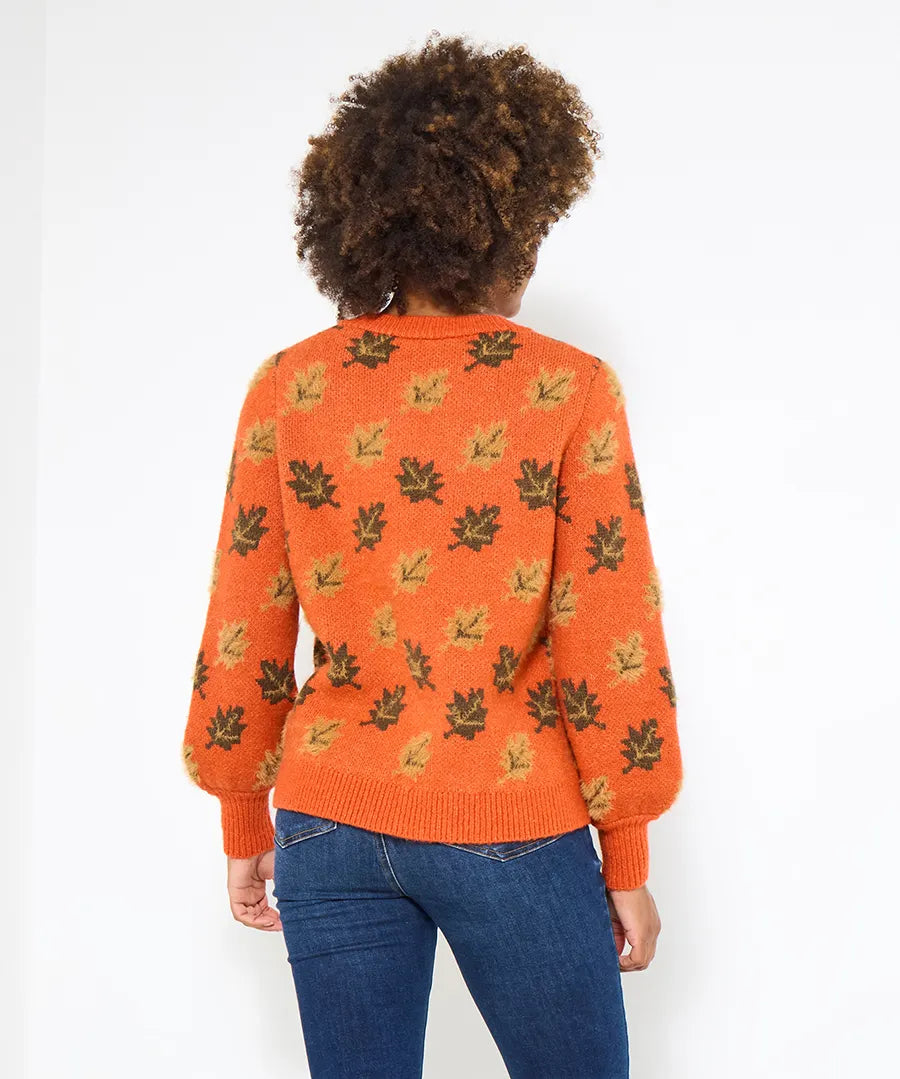 Autumn Days Cosy Leaf Jumper