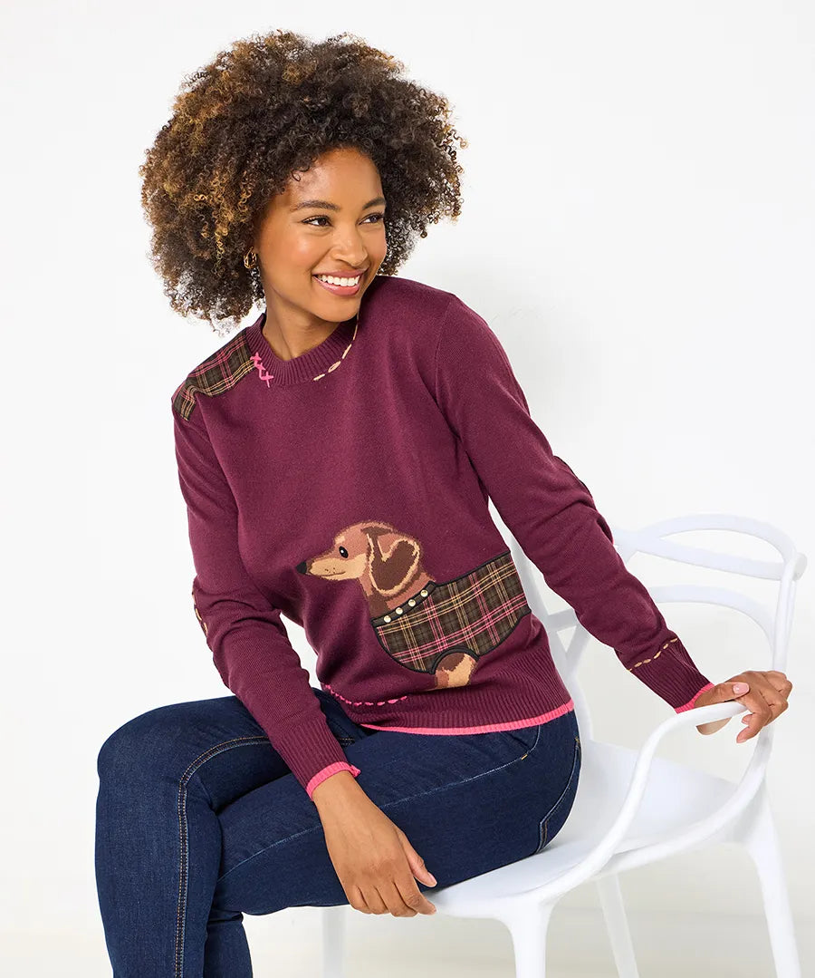 Cecil Sausage Dog Jumper