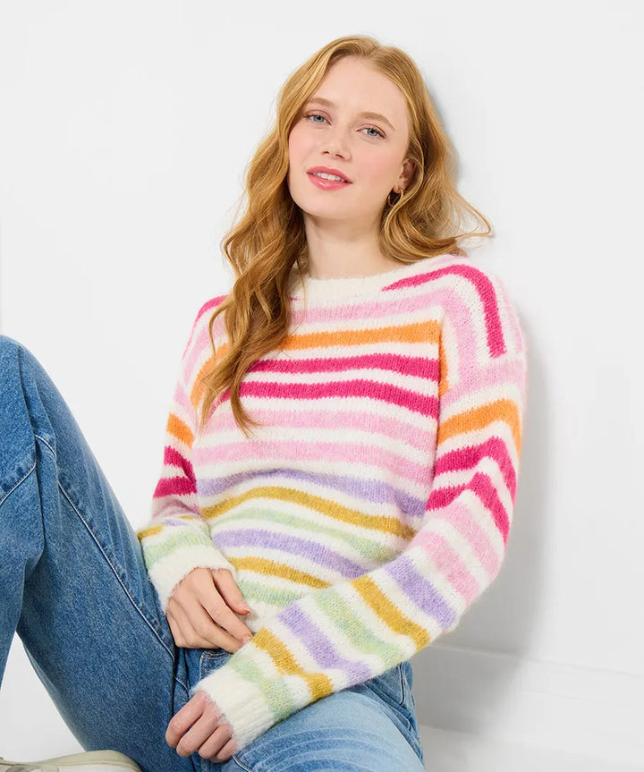 Ella Stripe Jumper | Joe Browns