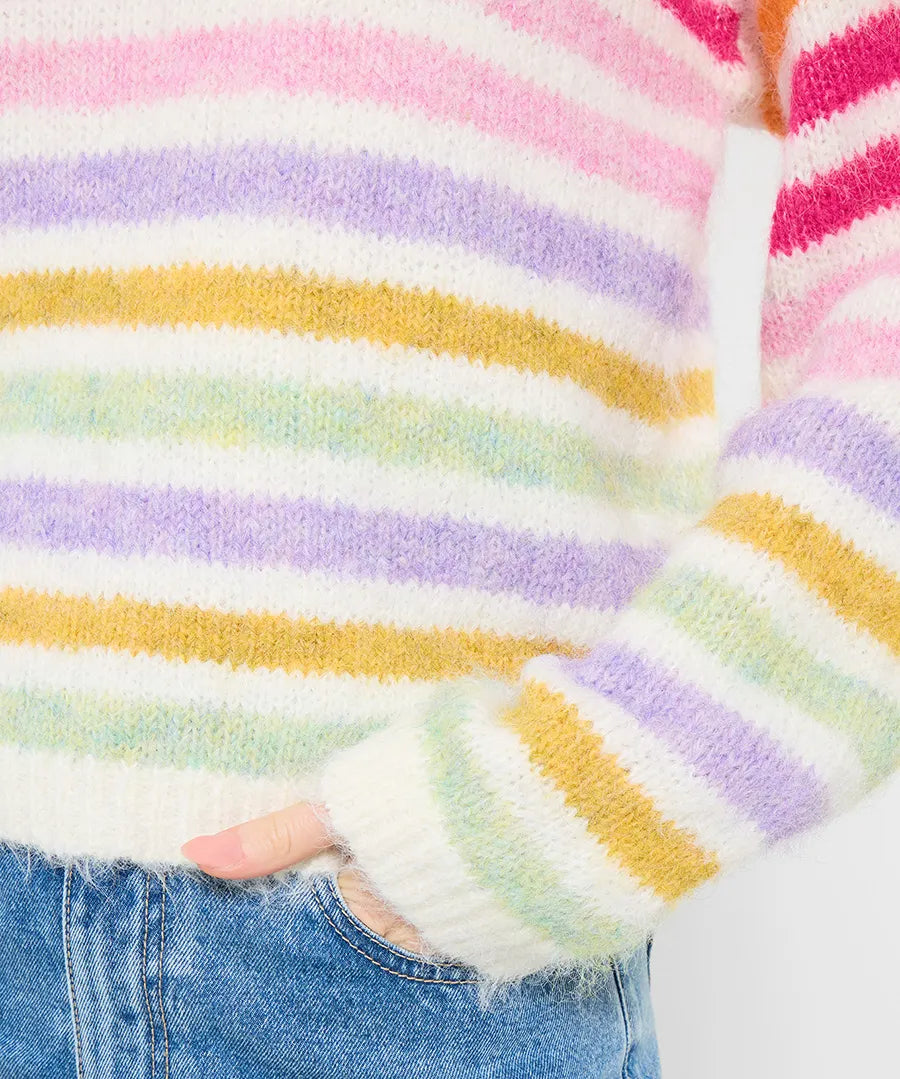 Ella Stripe Jumper | Joe Browns