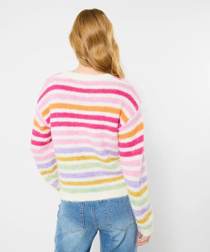 Ella Stripe Jumper | Joe Browns