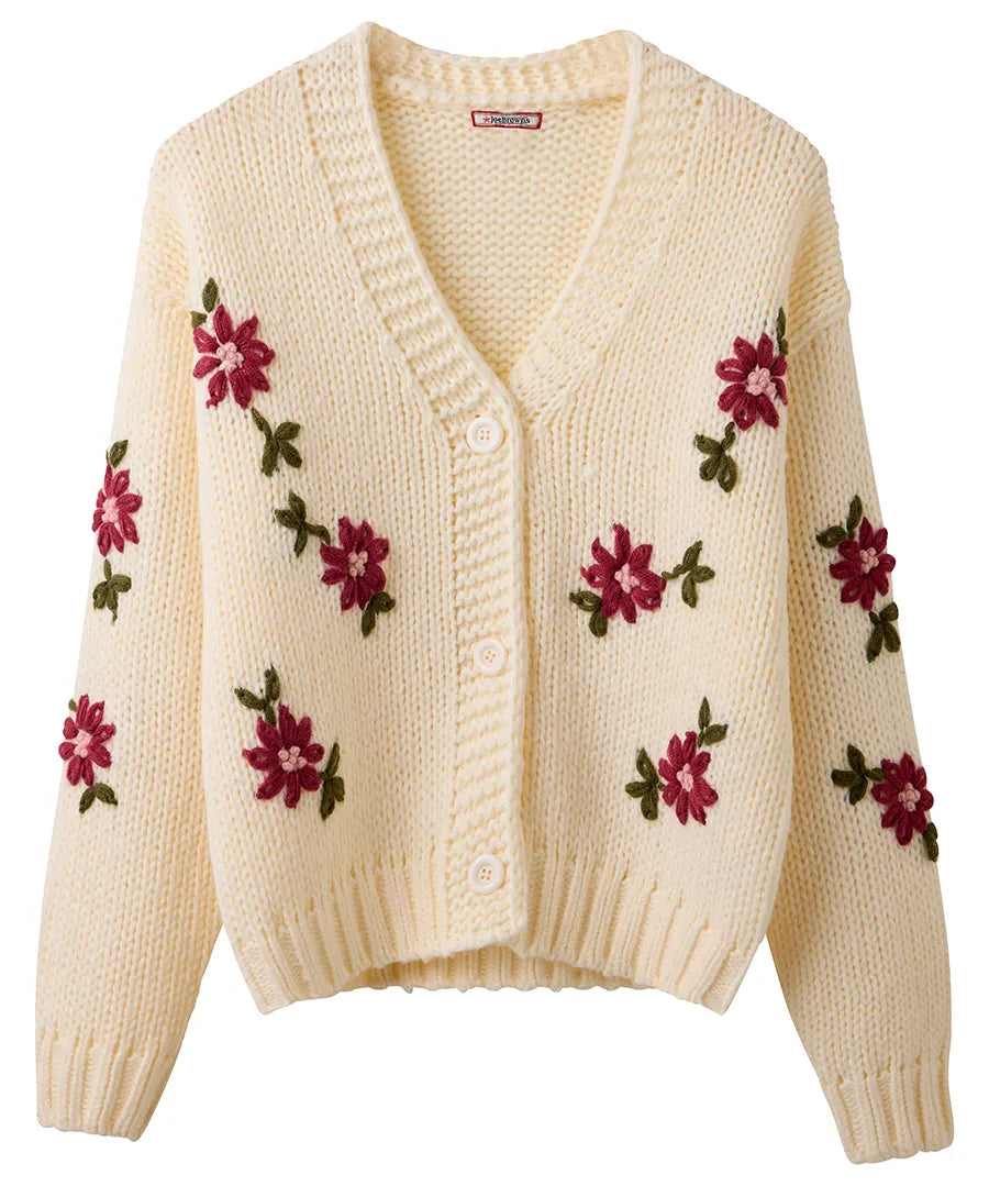 Fabulous Floral Embroidered Cardigan