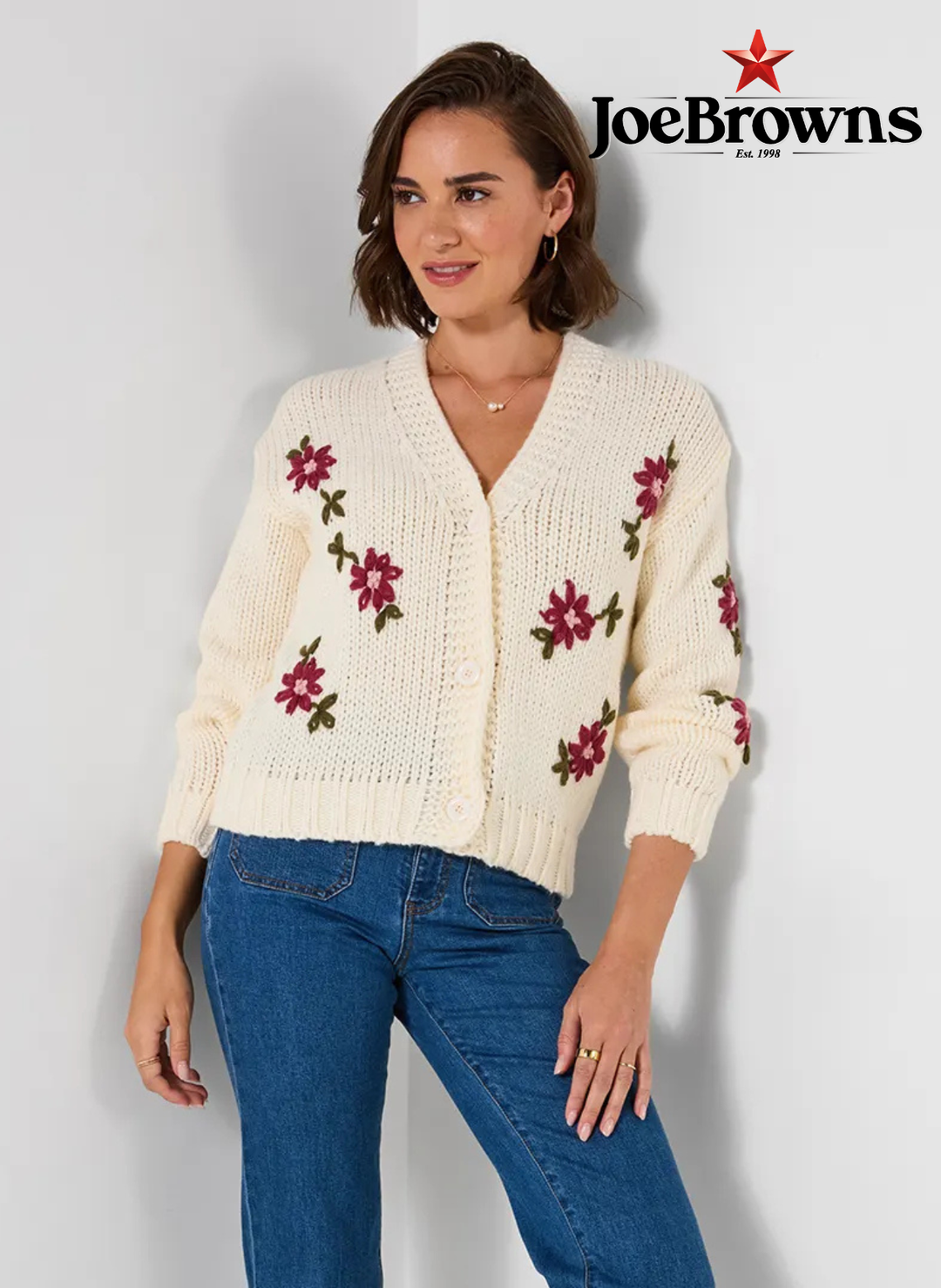 Fabulous Floral Embroidered Cardigan
