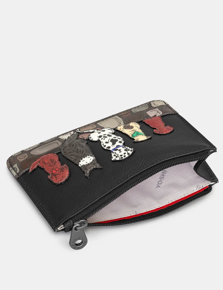 Bark to Bark Black Leather Franklin Purse