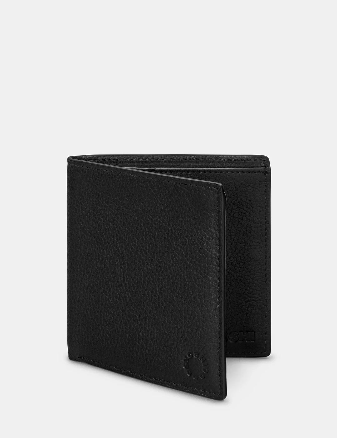 Slim Black Leather Wallet | YOSHI