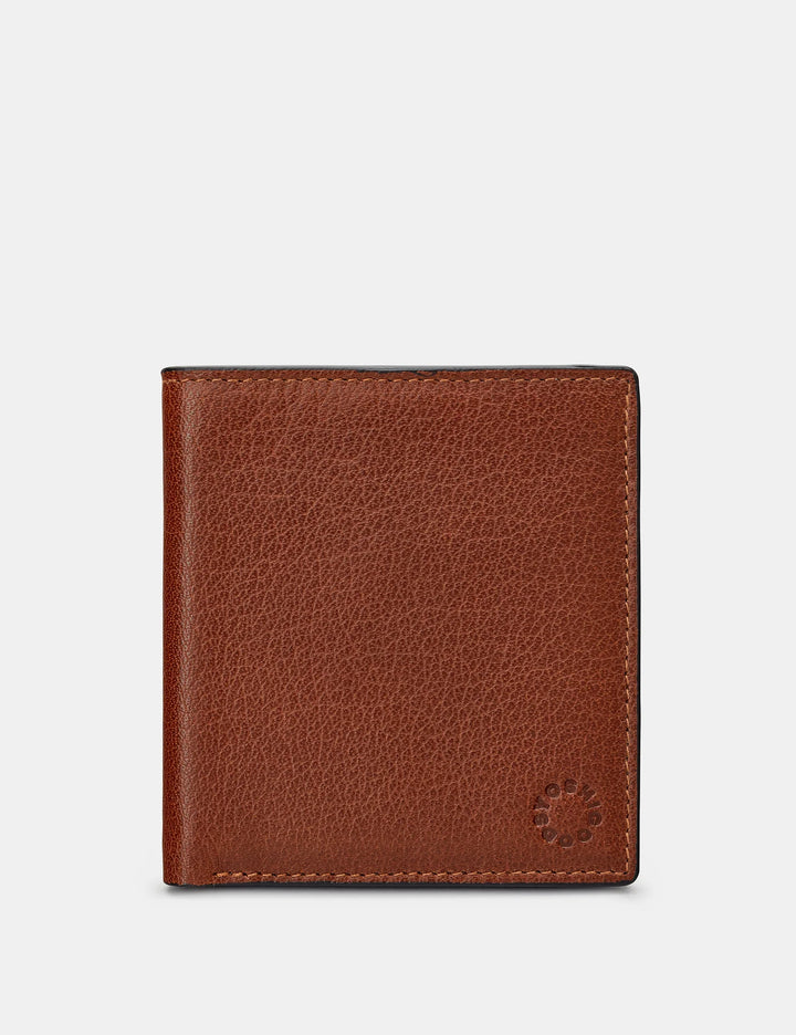 Slim Brown Leather Wallet | YOSHI