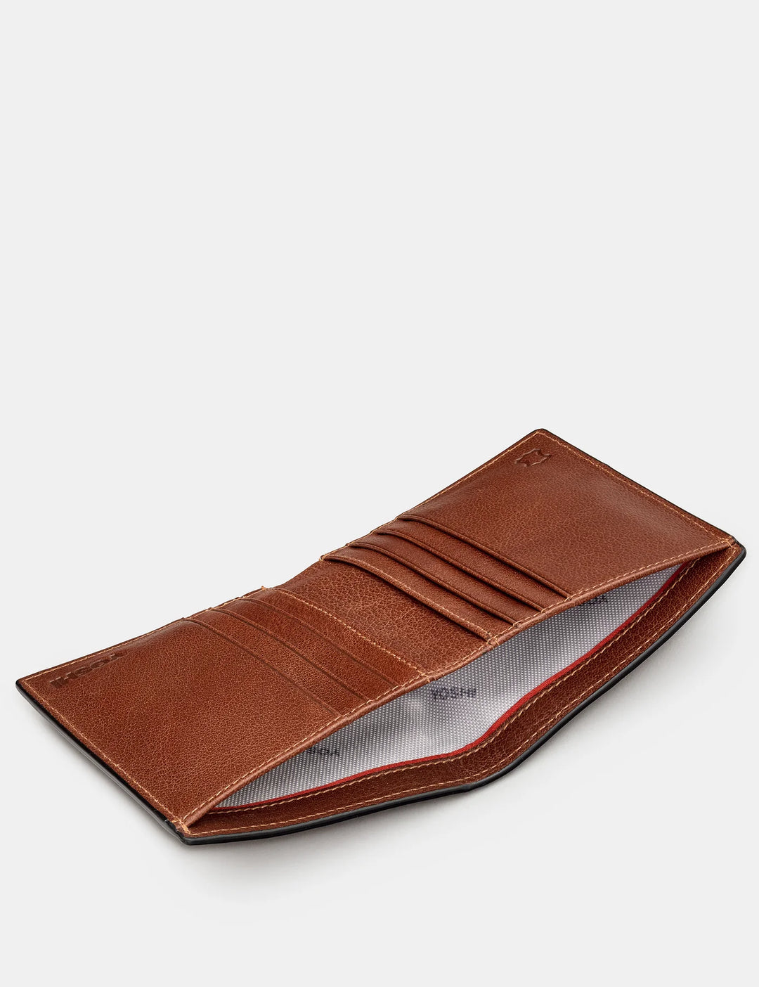 Slim Brown Leather Wallet | YOSHI