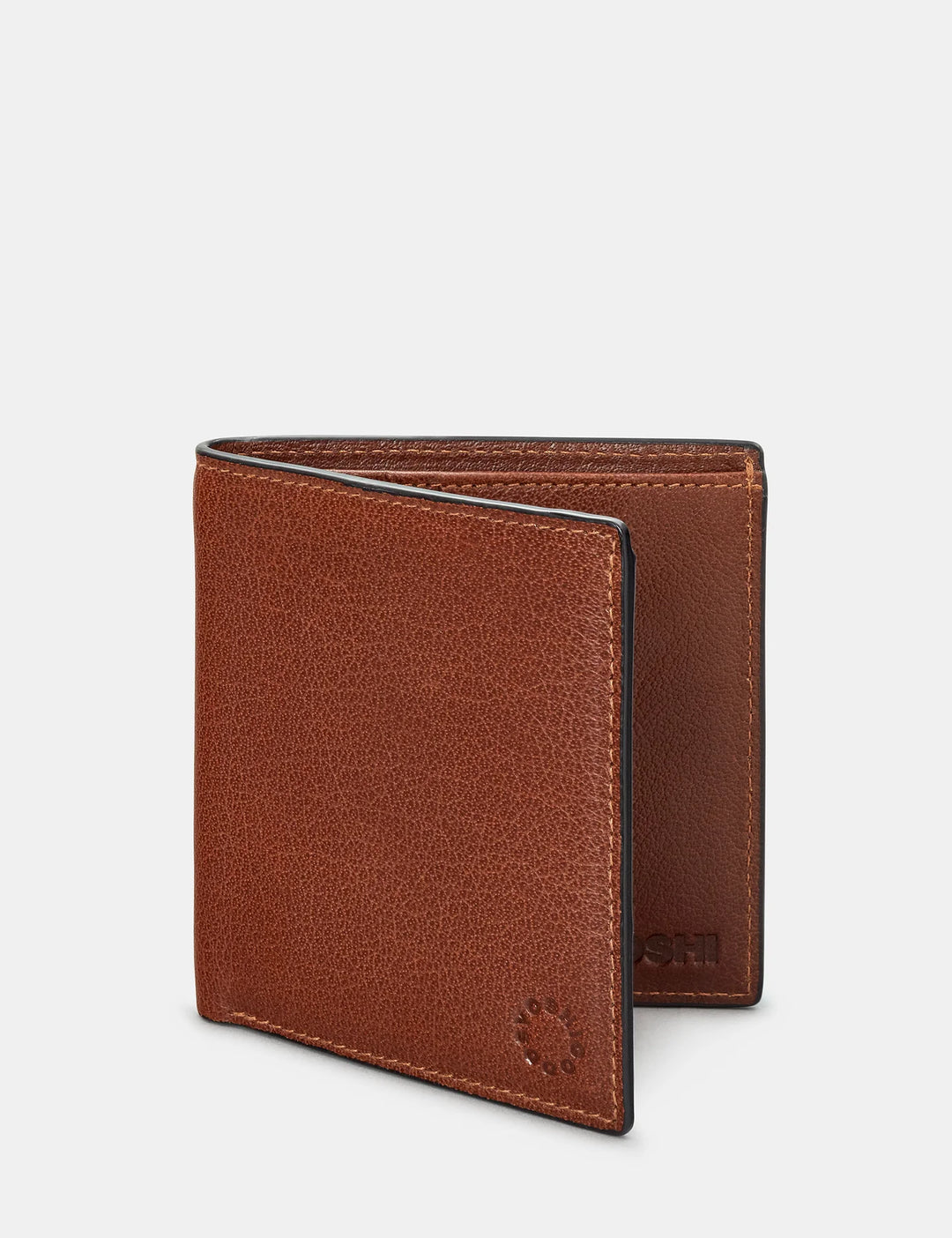 Slim Brown Leather Wallet | YOSHI