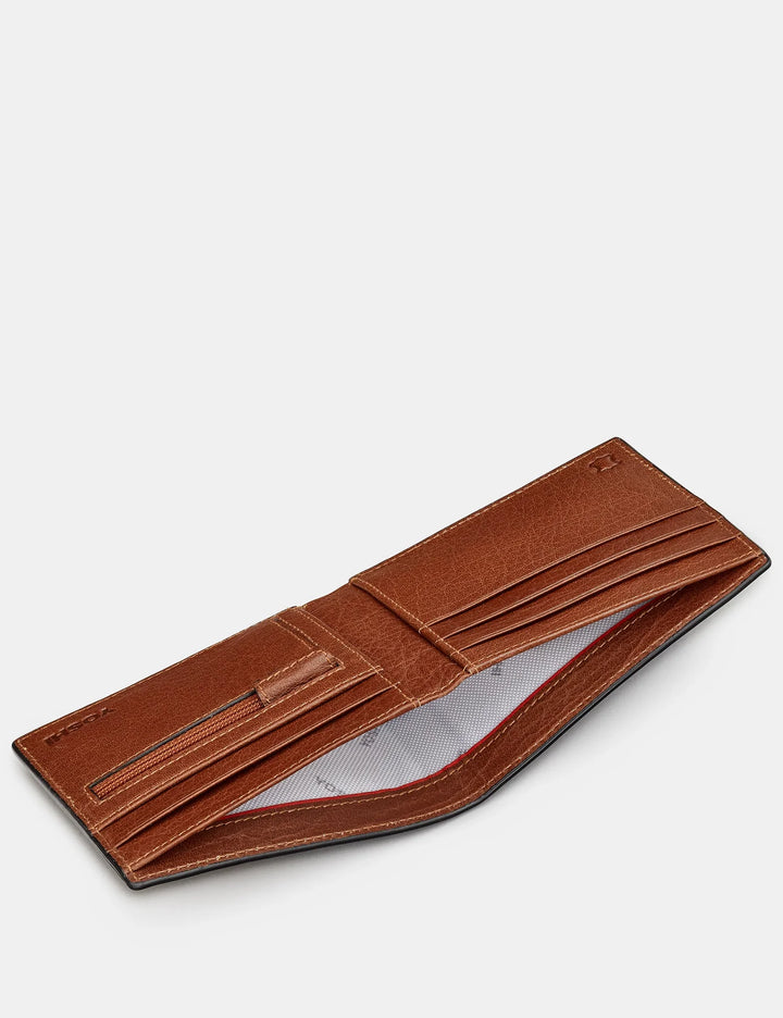 Shakespeare Bookworm Brown Leather Wallet | YOSHI