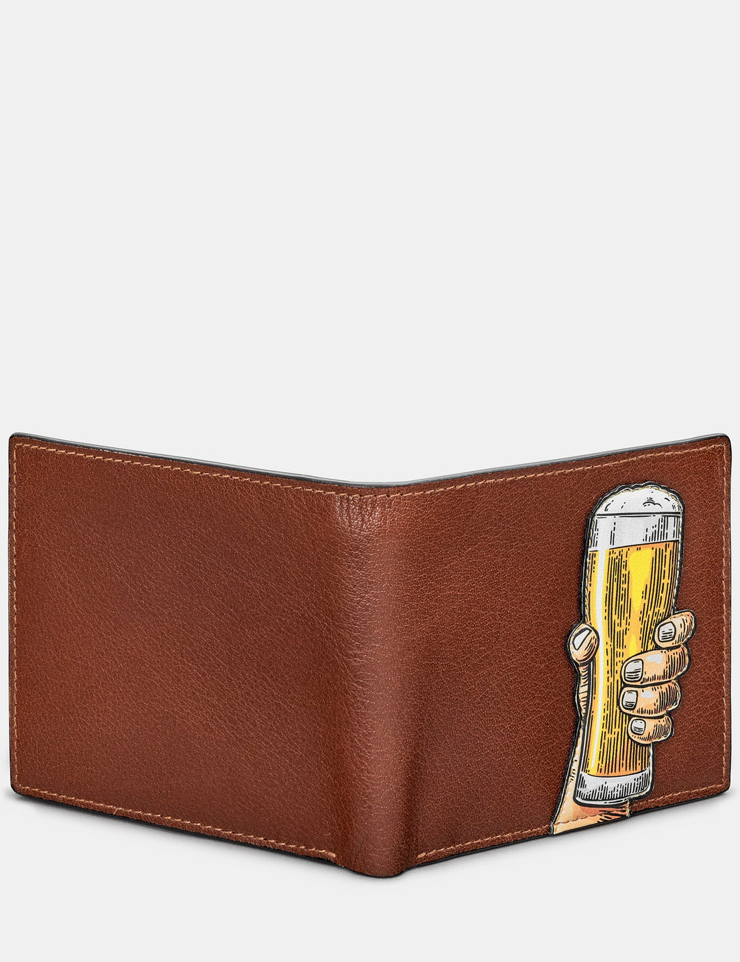 Cheers Brown Leather Wallet